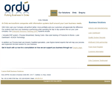 Tablet Screenshot of ordu.ie